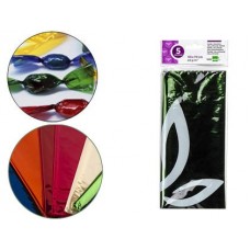 PAPEL CELOFANE VERDE 5 FOLHAS